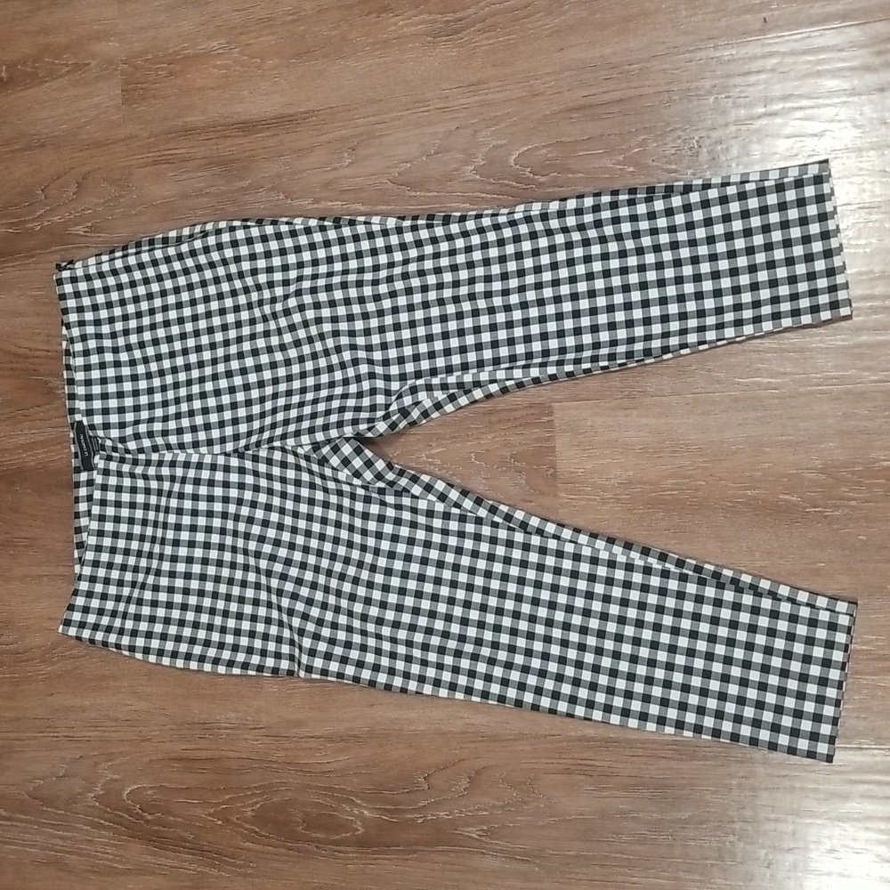 (14) Le Château Checkered Print Formal Office Workwear Academia Straight Weekend